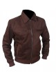 Men's Suede Bomber Jacket